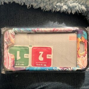 Colorful Phone Case with Screen Protector
